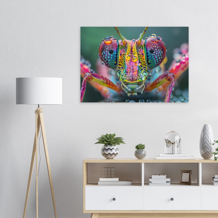 Nature's Jewel : ready to hang Aluminum Wall Art - Close-up of a