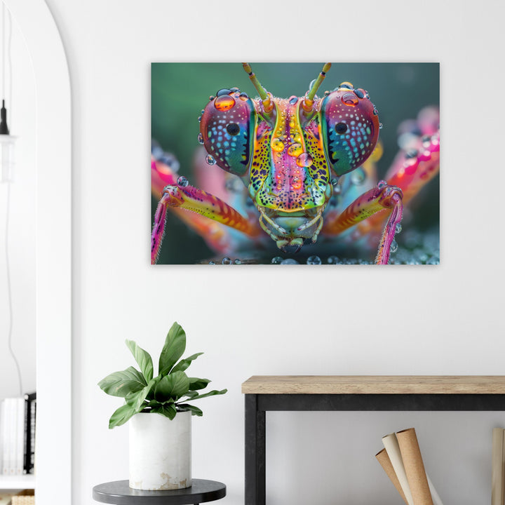 Nature's Jewel : ready to hang Aluminum Wall Art - Close-up of a